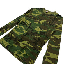 Load image into Gallery viewer, Woodland Camo USA Made Long Sleeve - Size L
