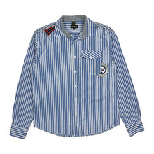 Load image into Gallery viewer, Napapijri Striped Button Up Dress Shirt - Size L
