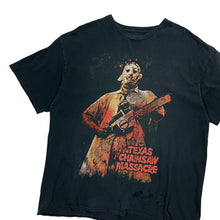 Load image into Gallery viewer, Distressed The Texas Chainsaw Massacre Leather Face Tee - Size XL
