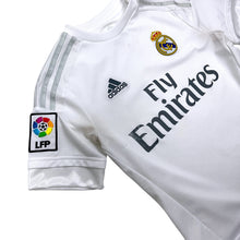 Load image into Gallery viewer, Adidas Real Madrid Fly Emirates LFP Soccer Jersey - Size S

