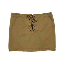 Load image into Gallery viewer, Women&#39;s Ralph by Ralph Lauren Lace Up Khaki Skirt - Size XL
