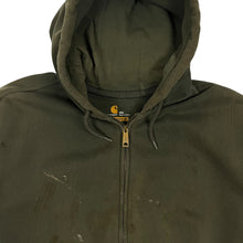 Load image into Gallery viewer, Carhartt Heavyweight Rain Defender Painters Zip Up Hoodie - Size XXL
