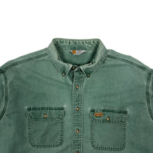 Load image into Gallery viewer, Sun Baked Carhartt Heavyweight Raw Hem Work Shirt - Size XL
