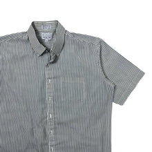 Load image into Gallery viewer, Lightweight Striped Raw Hem Button Down - Size L/XL

