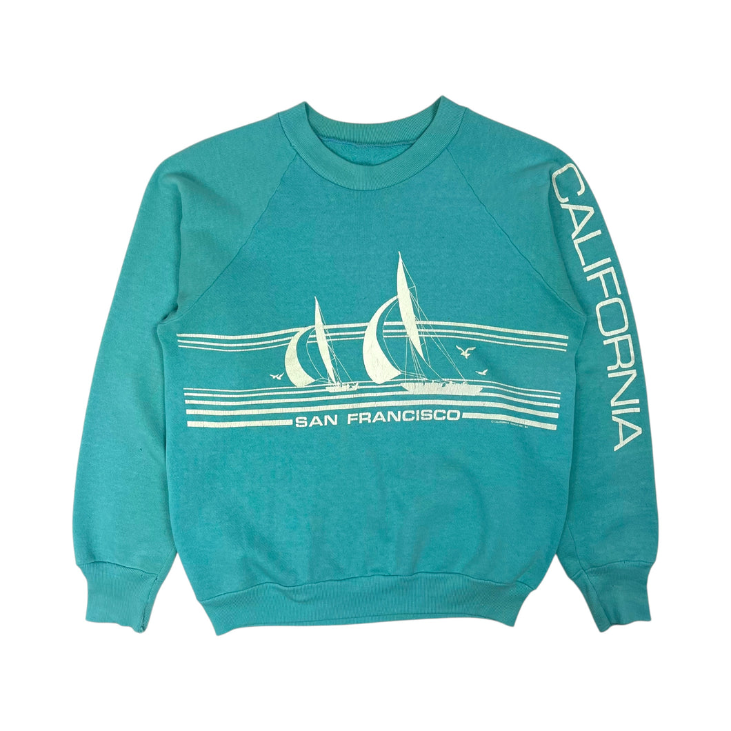 1984 San Francisco Sailing Crewneck Sweatshirt - Size S/M