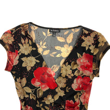 Load image into Gallery viewer, Women's Le Chateau Floral Sheer Top - Size S/M

