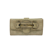 Load image into Gallery viewer, Gucci Guccissima Continental Horsebit Wallet - O/S
