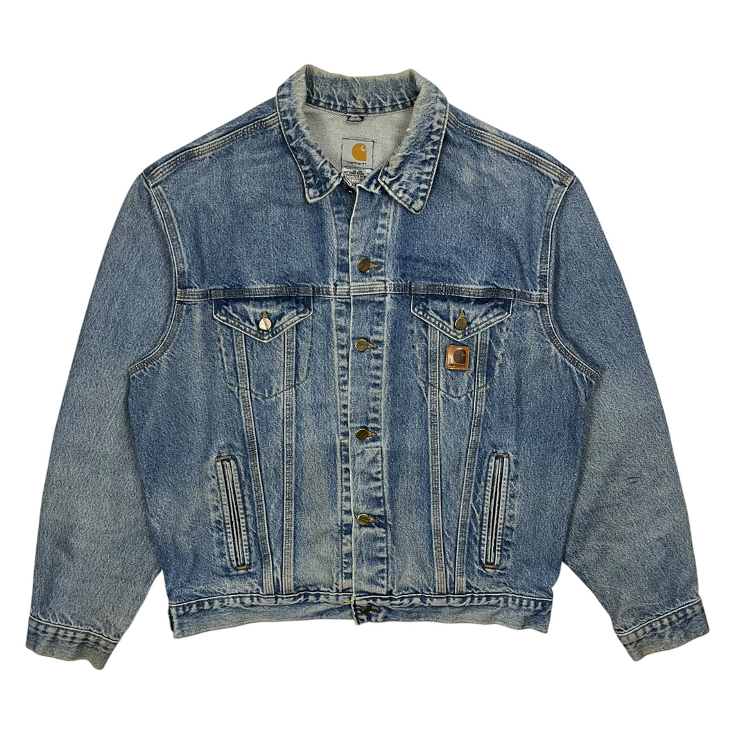 Carhartt Denim Trucker Jacket - Size XL