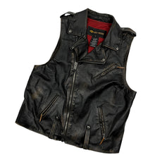 Load image into Gallery viewer, Harley-Davidson Patched Leather Vest - Size XL
