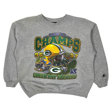Load image into Gallery viewer, 1998 Starter Green Bay Packers NFC Champion Crewneck Sweatshirt - Size L
