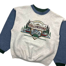 Load image into Gallery viewer, 1991 Yellowstone National Park Tri-Tone Crewneck Sweatshirt - Size
