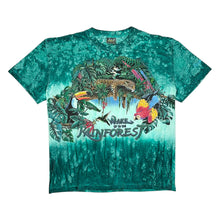 Load image into Gallery viewer, 1994 Wake Up To The Rainforest All Over Print Tee - Size
