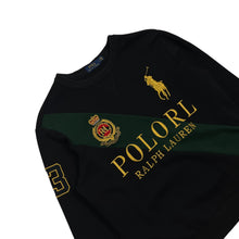 Load image into Gallery viewer, Polo By Ralph Lauren Big Pony Gold Crown Crewneck Sweatshirt - Size L
