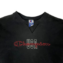 Load image into Gallery viewer, Sun Baked Champion USA Crewneck Sweatshirt - Size L
