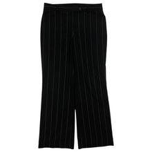 Load image into Gallery viewer, Women's Pinstriped Flared Trousers - Size M
