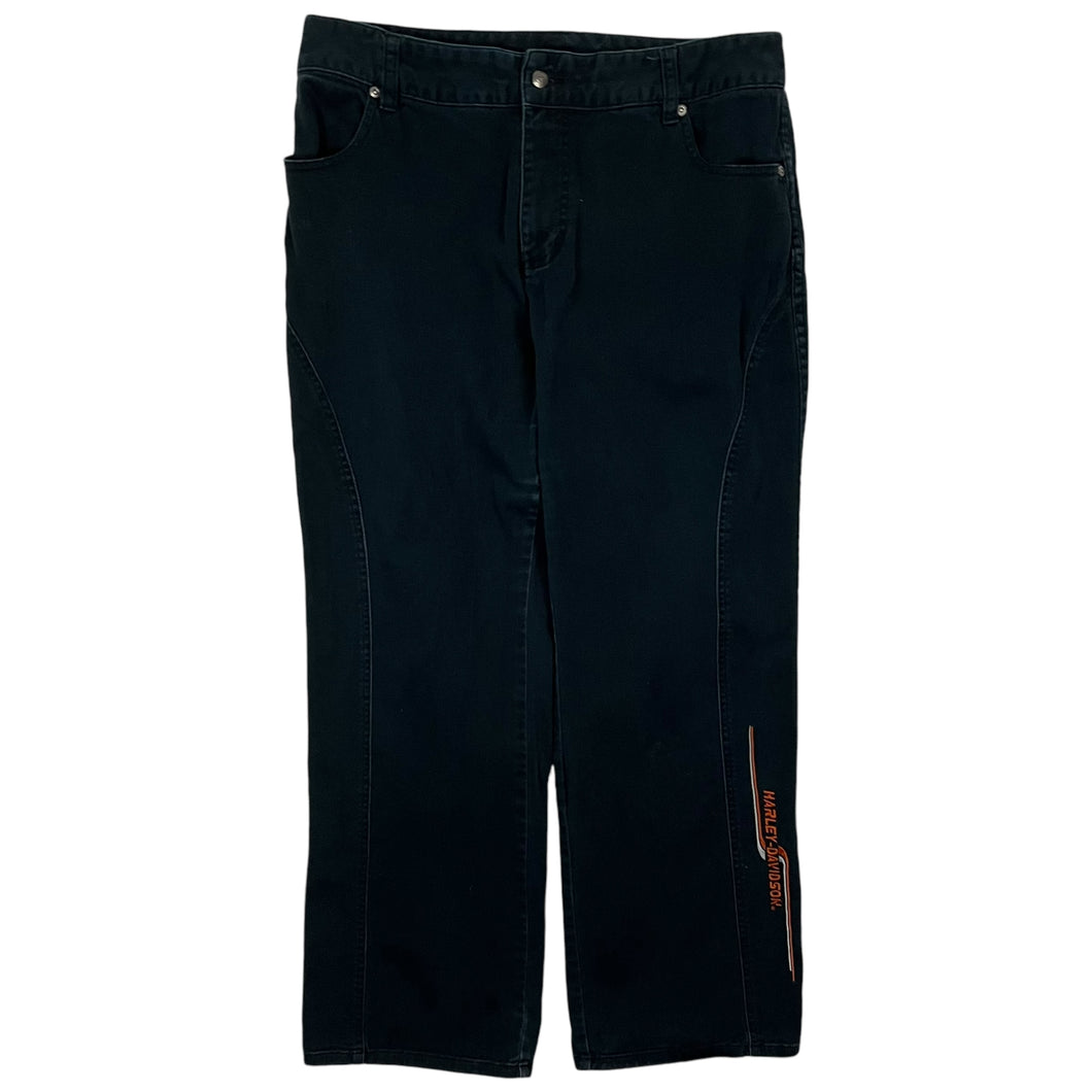 Women's Harley-Davidson Embroidered Baggy Racing Pants - Size XL