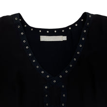 Load image into Gallery viewer, Women's All Saints Grommet Silk Blouse - Size M
