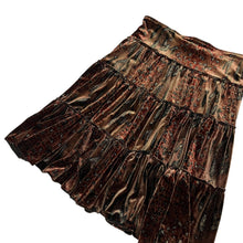 Load image into Gallery viewer, Women's Digital Clothing Animal Print Velour Skirt - Size M/L

