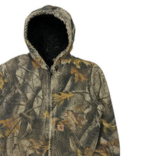 Load image into Gallery viewer, Carhartt Insulated Real Tree Camo Hooded Work Jacket - Size S/M
