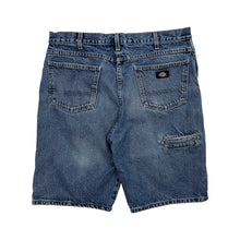 Load image into Gallery viewer, Dickies Distressed Denim Shorts  - Size 36&quot;
