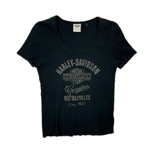 Load image into Gallery viewer, Women&#39;s Harley-Davidson Tonal Ribbed Tee - Size L
