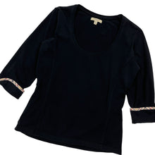 Load image into Gallery viewer, Women's Burberry London Cuffed Nova Check Top - Size M/L
