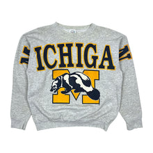 Load image into Gallery viewer, Michigan Wolvenrines USA Made Crewneck Sweatshirt - Size L
