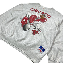Load image into Gallery viewer, Chicago Bulls Nutmeg Mascot USA Made Crewneck Sweatshirt - Size XL
