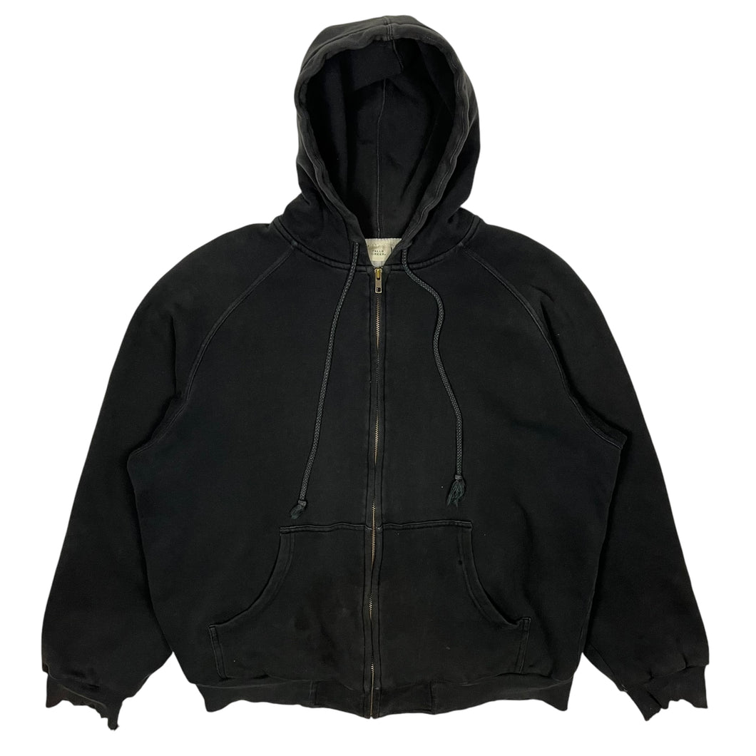 Blank Thermal Zip Up Hoodie - Size L