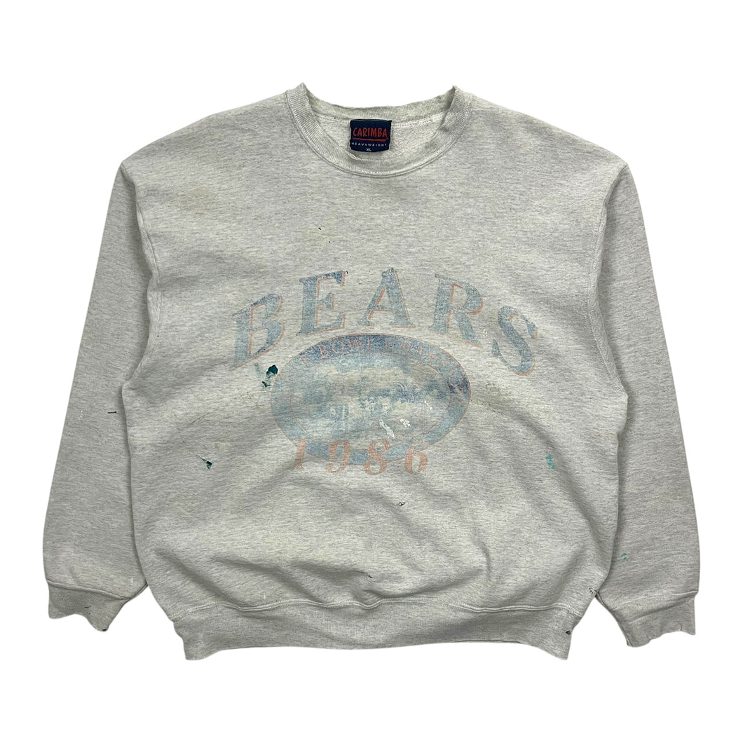 1986 Chicago Bears NFL Superbowl Painters Crewneck Sweatshirt - Size XL
