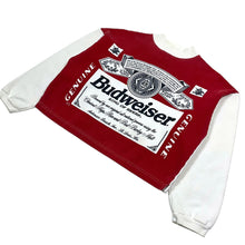 Load image into Gallery viewer, Budweiser King of Beers Cropped Mock Neck Sweatshirt - Size XS
