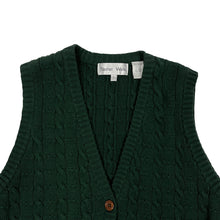 Load image into Gallery viewer, Knit Cardigan Sweater Vest - Size S
