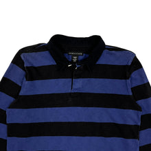 Load image into Gallery viewer, Structure Striped Polo Long Sleeve - Size L

