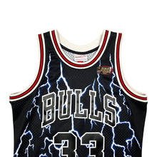 Load image into Gallery viewer, Chicago Bulls Pippen 33 Lightning Bolt Basketball Jersey - Size L
