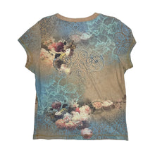 Load image into Gallery viewer, Women&#39;s Floral Baby Tee - Size L
