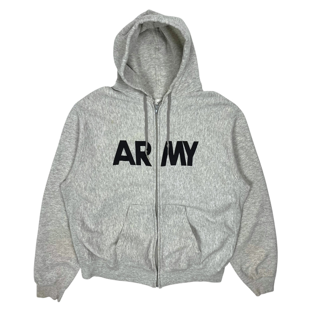 US Army Physical Fitness Zip Up Hoodie - Size L/XL