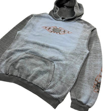 Load image into Gallery viewer, No Fear Faux Distressed Flame Pullover Hoodie - Size XXL
