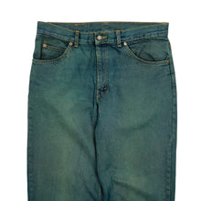 Load image into Gallery viewer, Levi’s 505 Over Dyed Orange Tab Denim Jeans - Size 34"
