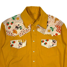 Load image into Gallery viewer, Hand Made Western Snap Button Up Shirt - Size L
