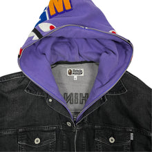 Load image into Gallery viewer, A Bathing Ape Shark Denim Trucker Jacket - Size XL
