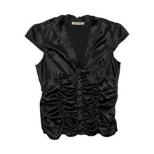 Load image into Gallery viewer, Women's Dynamite Ruffled Bow-tie Blouse - Size L
