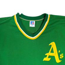 Load image into Gallery viewer, Oakland A&#39;s Russell #69 Ringer Cotton Jersey - Size XL
