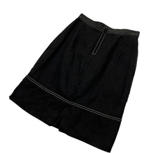 Load image into Gallery viewer, Women's Contrast Stitch Linen Skirt - Size S
