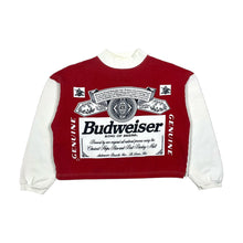 Load image into Gallery viewer, Budweiser King of Beers Cropped Mock Neck Sweatshirt - Size XS

