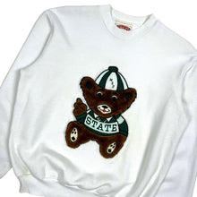 Load image into Gallery viewer, Michigan State Nutmeg Mills Bear Crewneck Sweatshirt - Size M
