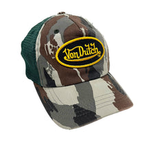 Load image into Gallery viewer, Von Dutch Camo Mesh Trucker Hat - Adjustable
