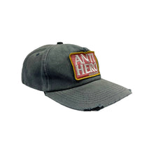 Load image into Gallery viewer, Distressed Anti Hero Denim Hat - Adjustable
