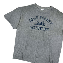 Load image into Gallery viewer, Distressed Co-Ed Varsity Wrestling Tee - Size XXL
