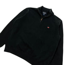 Load image into Gallery viewer, Polo Jeans Company Flag Logo Knit Quarter Zip Sweater - Size L

