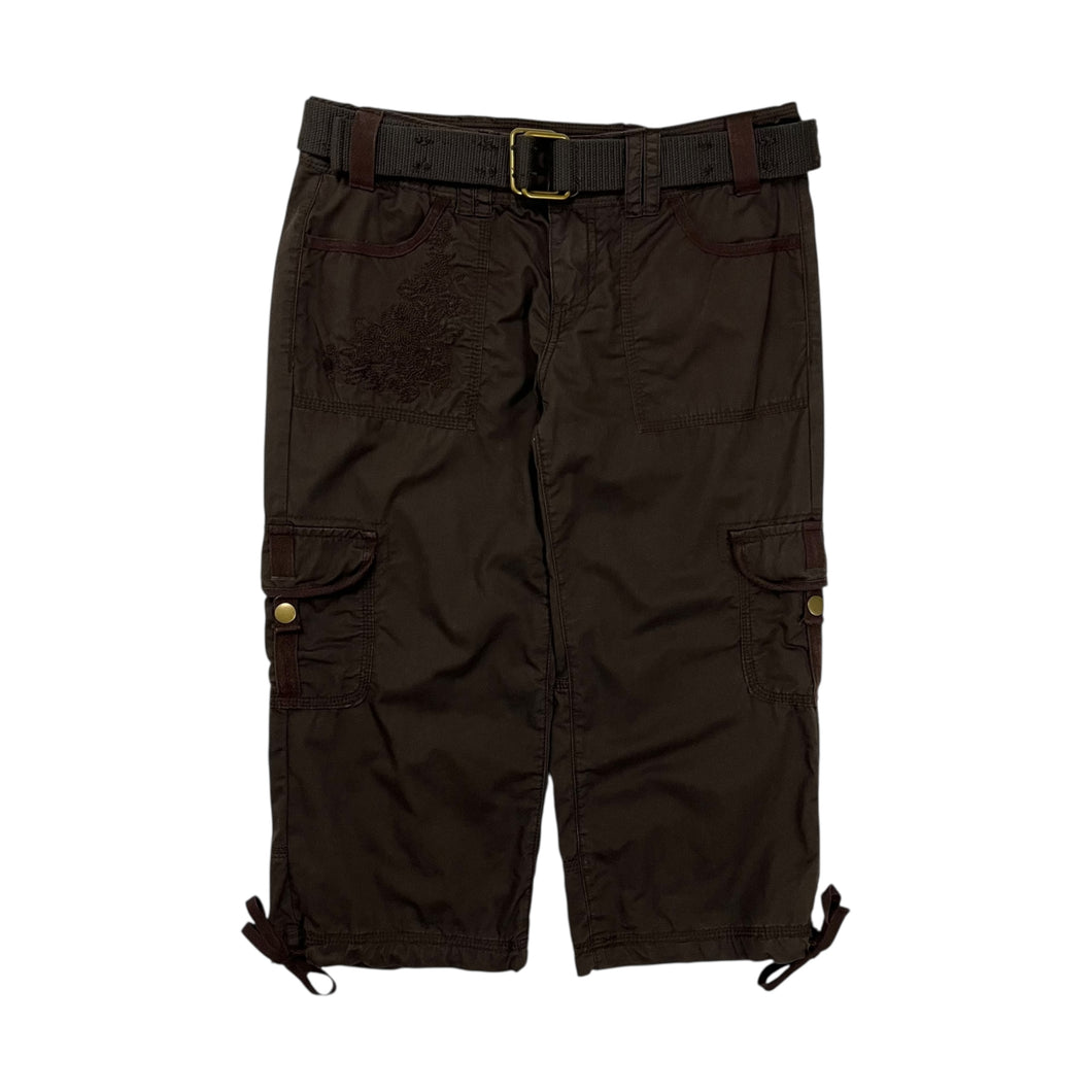 Women's Belted Utility Capris - Size M
